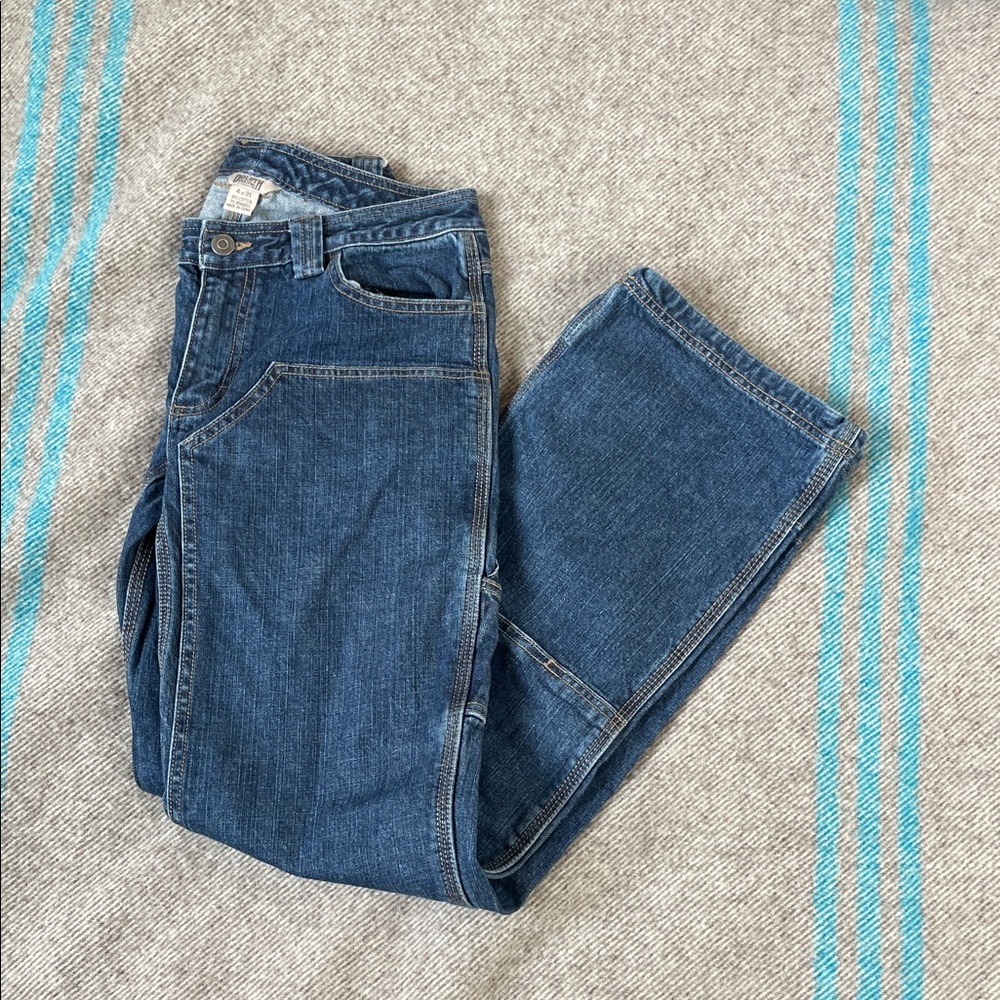 Classic women’s Duluth trading co. Carpenter Blue Denim Jeans